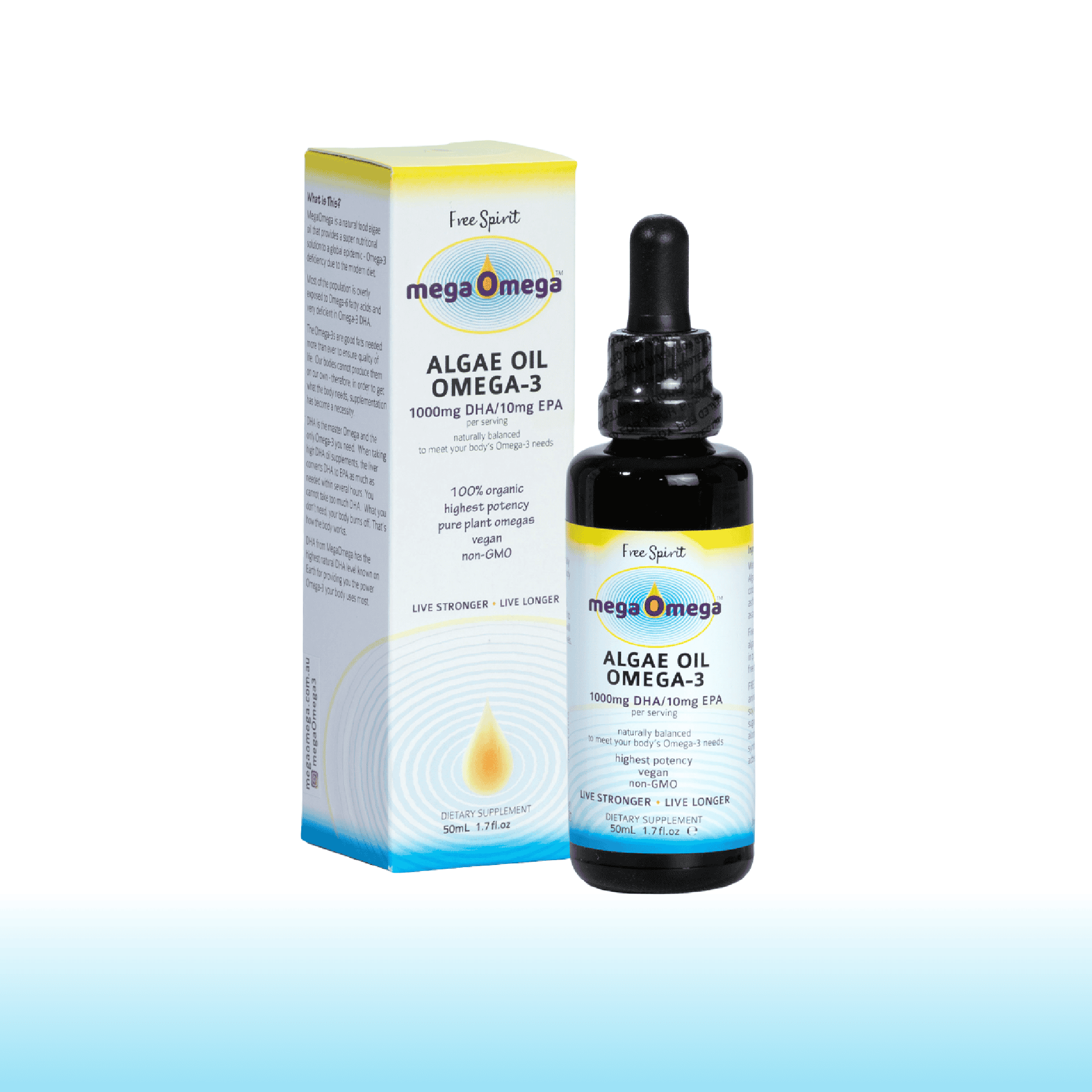 Free Spirit megaOmega® Algae Oil, 50ml