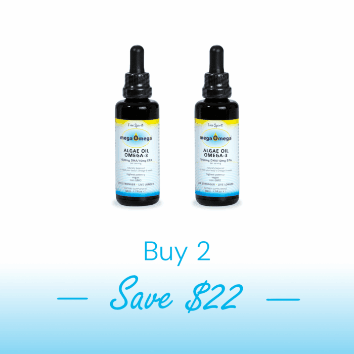 Free Spirit megaOmega® Algae Oil - Buy 2, Save $22